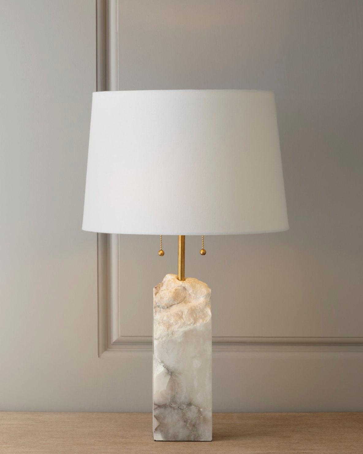 Gaveth Minimalist Alabaster Table Lamp