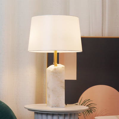 Gaveth Minimalist Alabaster Table Lamp