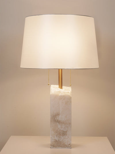 Gaveth Minimalist Alabaster Table Lamp