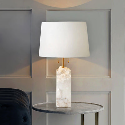 Gaveth Minimalist Alabaster Table Lamp