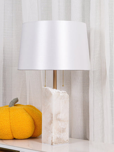 Gaveth Minimalist Alabaster Table Lamp