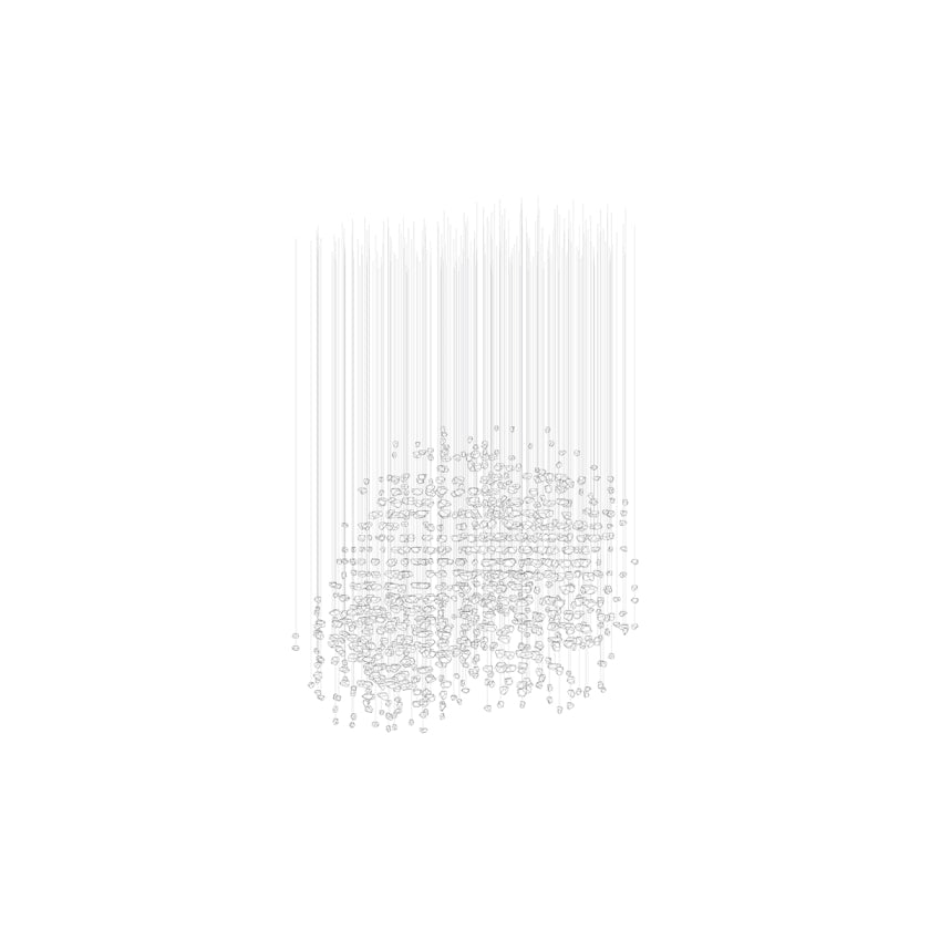 Elmsley Raw Crystal Chandelier