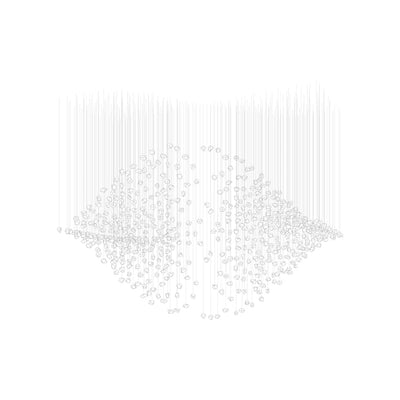 Elmsley Raw Crystal Chandelier