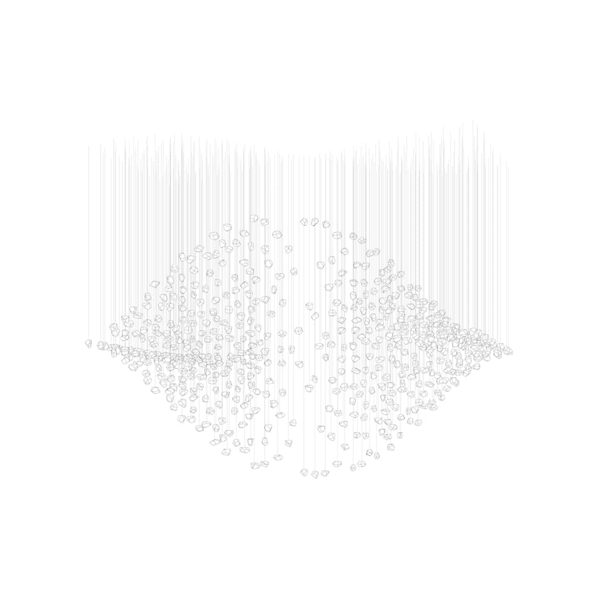 Elmsley Raw Crystal Chandelier