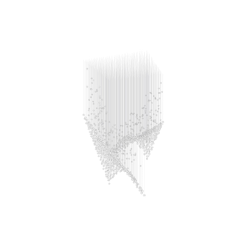 Elmsley Raw Crystal Chandelier