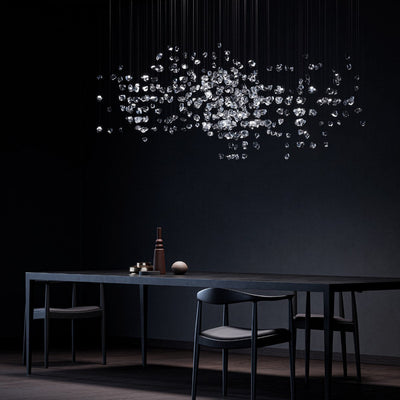 Elmsley Raw Crystal Chandelier