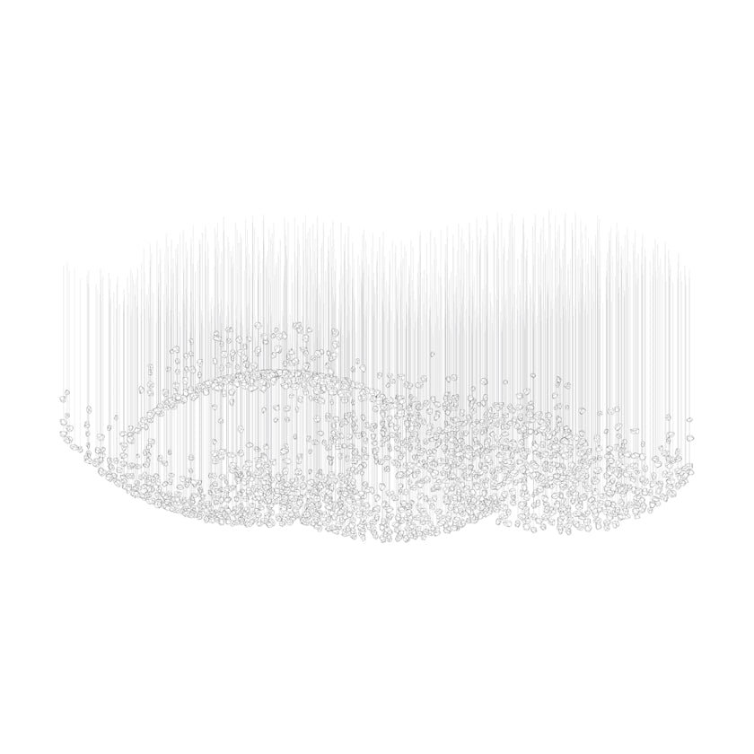 Elmsley Raw Crystal Chandelier