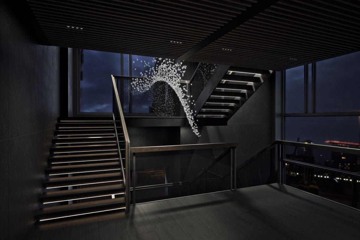 Elmsley Raw Crystal Chandelier