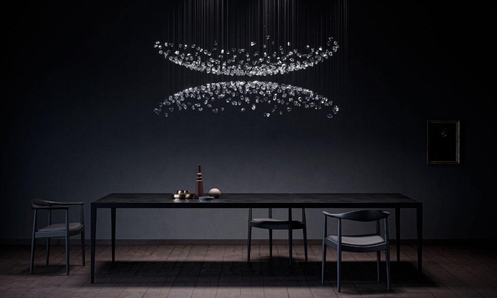 Elmsley Raw Crystal Chandelier