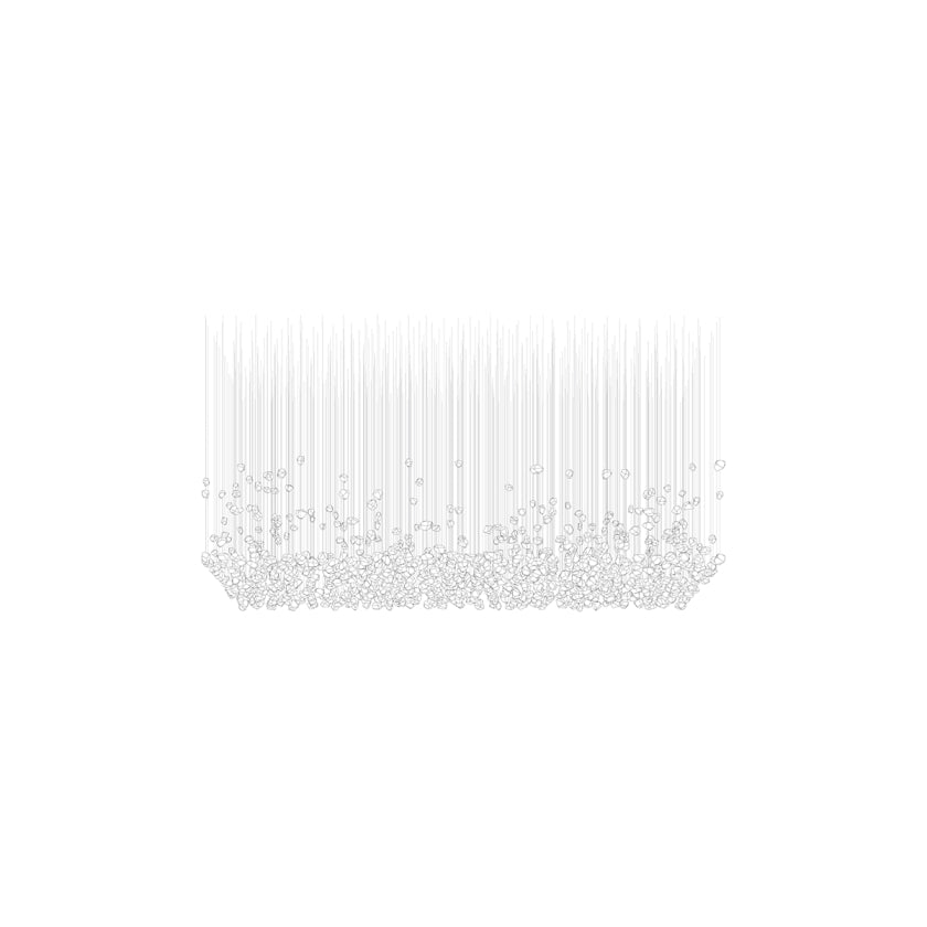 Elmsley Raw Crystal Chandelier
