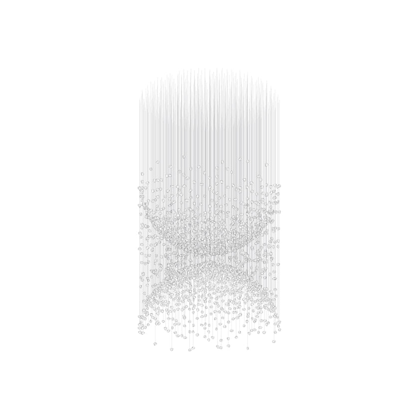 Elmsley Raw Crystal Chandelier