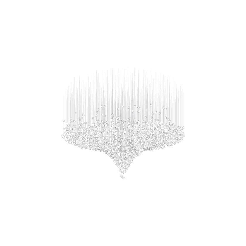 Elmsley Raw Crystal Chandelier