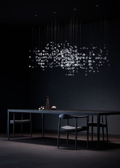 Elmsley Raw Crystal Chandelier