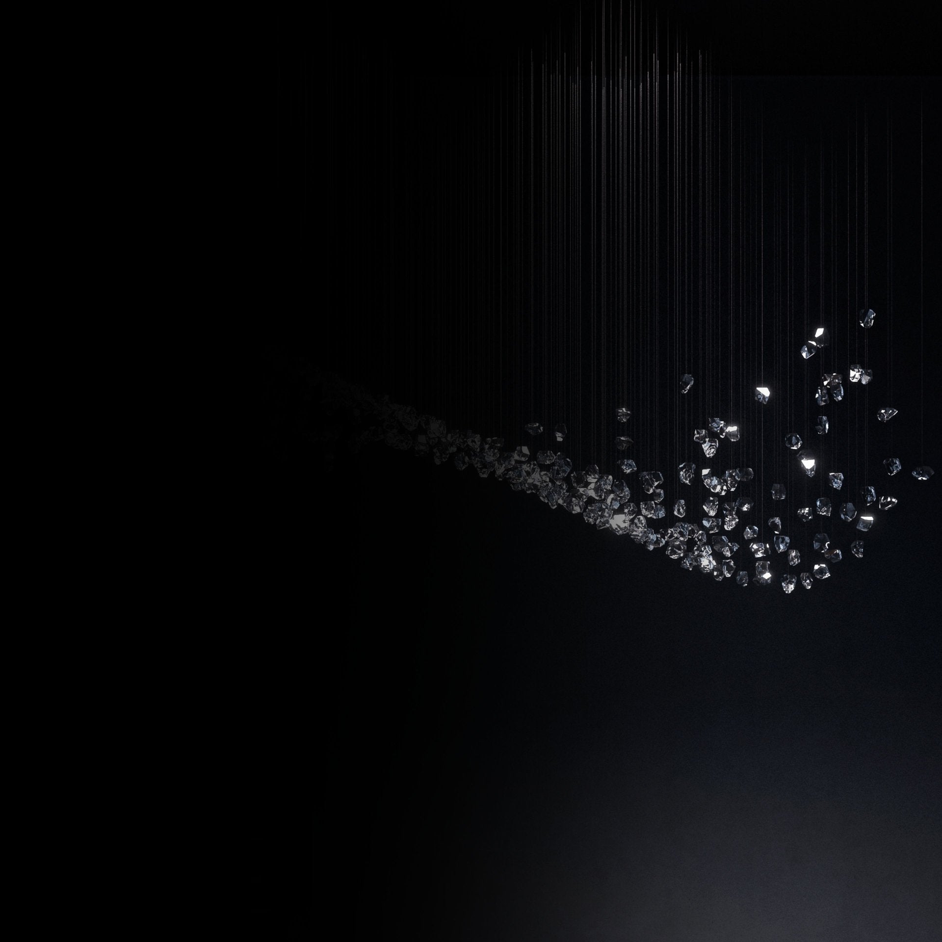 Elmsley Raw Crystal Chandelier