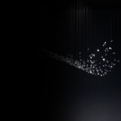Elmsley Raw Crystal Chandelier