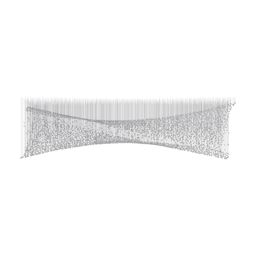 Elmsley Raw Crystal Chandelier