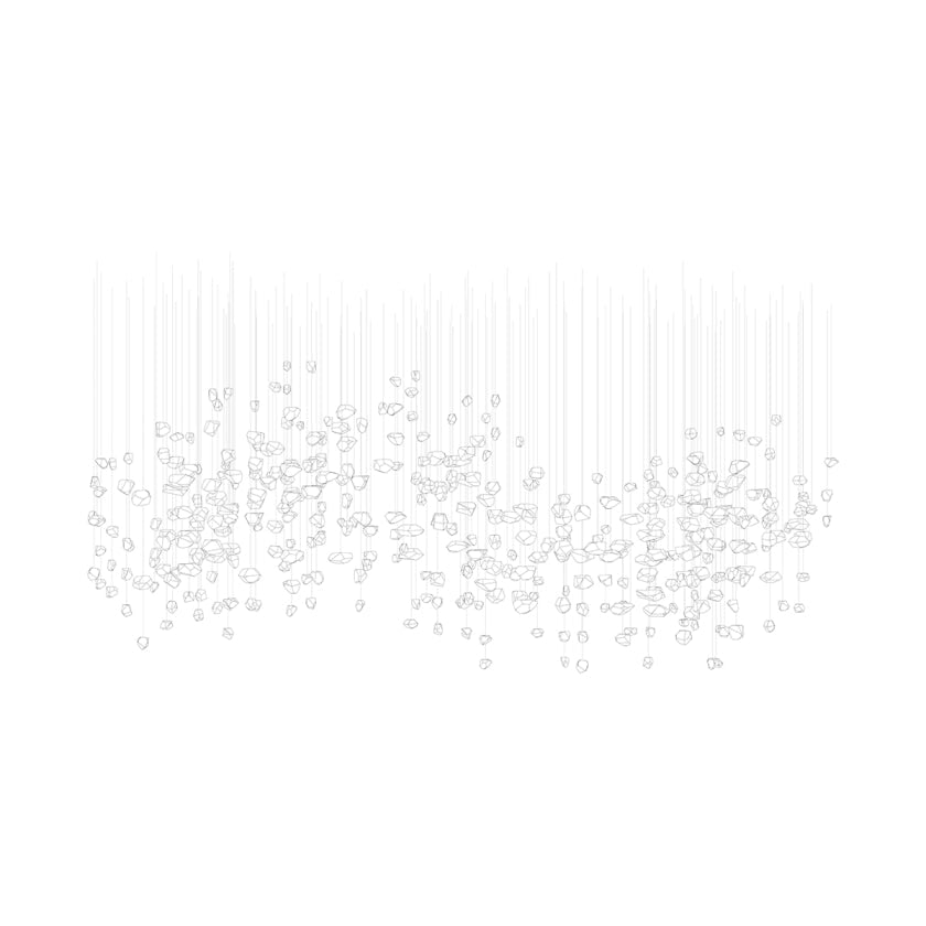 Elmsley Raw Crystal Chandelier