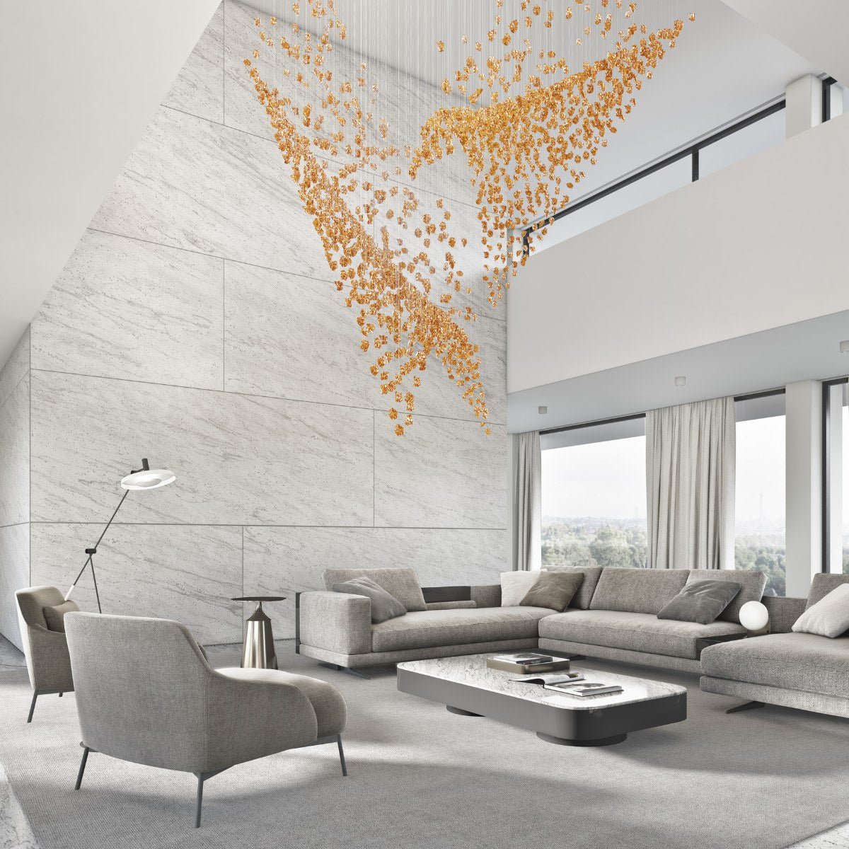 Elmsley Raw Crystal Chandelier