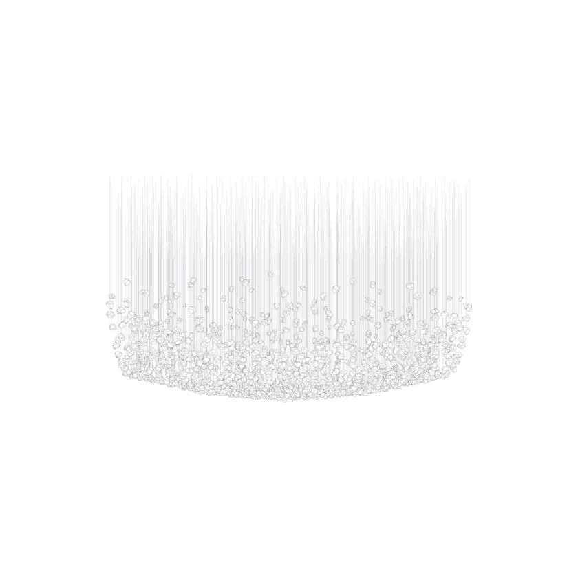 Elmsley Raw Crystal Chandelier
