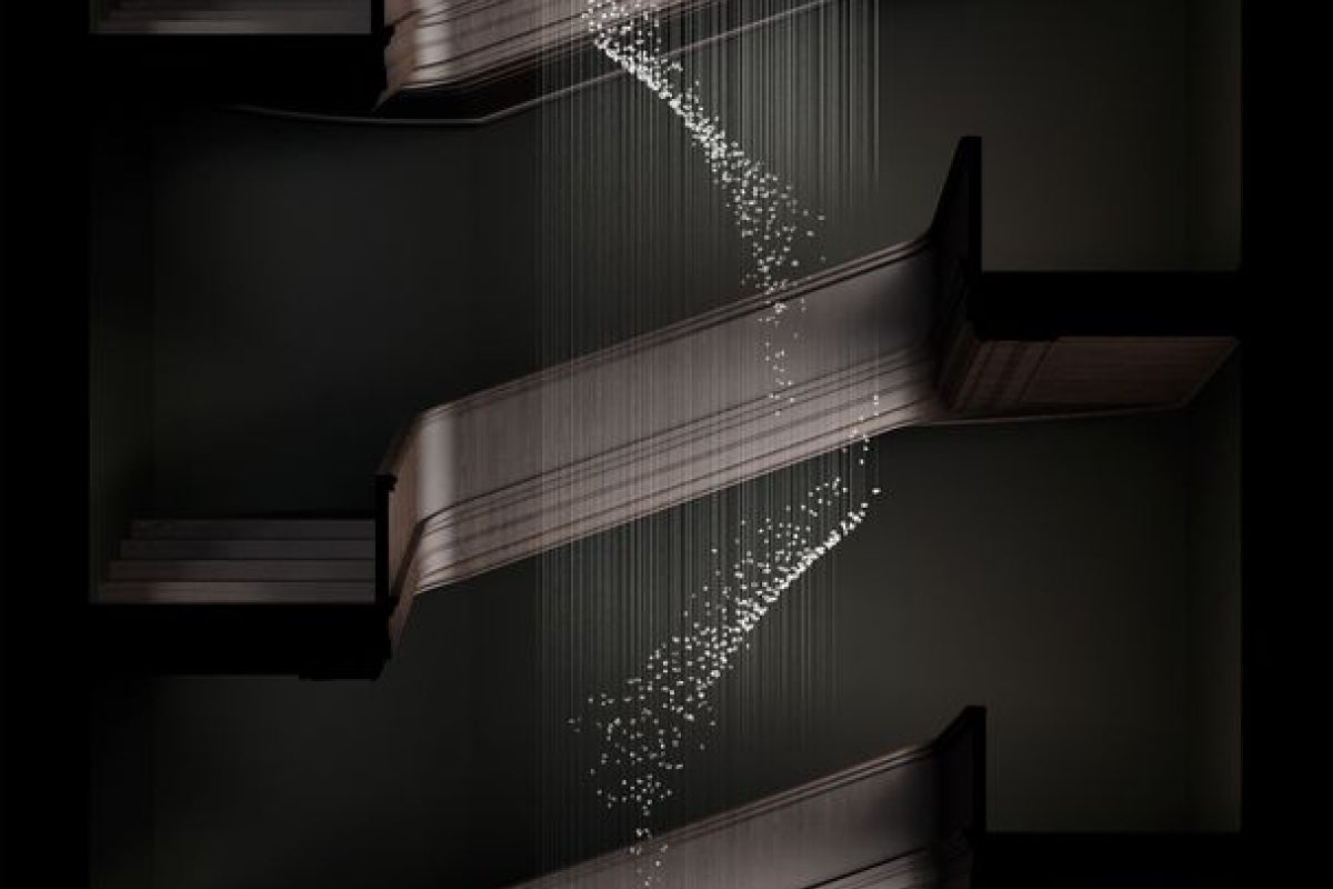 Elmsley Raw Crystal Chandelier