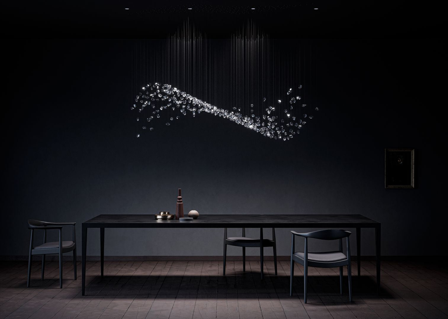 Elmsley Raw Crystal Chandelier