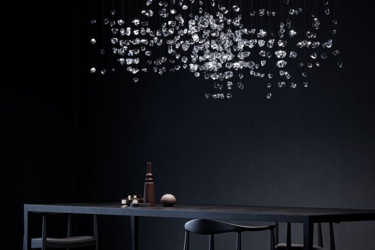 Elmsley Raw Crystal Chandelier