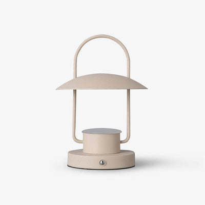 Solaran Gray Contemporary Table Lamp
