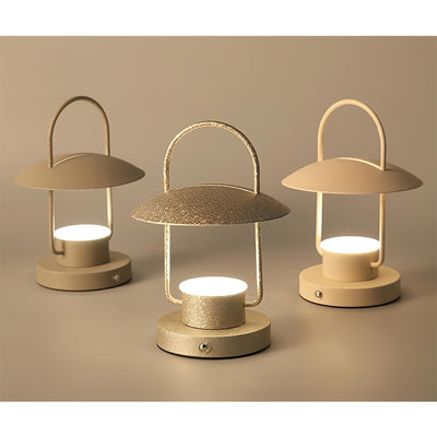 Solaran Gray Contemporary Table Lamp