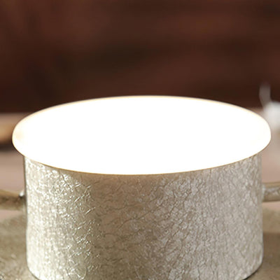 Solaran Gray Contemporary Table Lamp