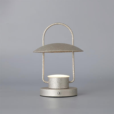 Solaran Gray Contemporary Table Lamp