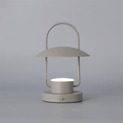 Solaran Gray Contemporary Table Lamp