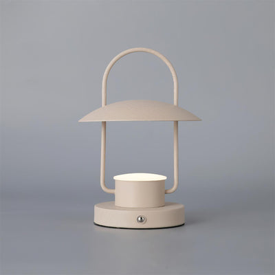 Solaran Gray Contemporary Table Lamp