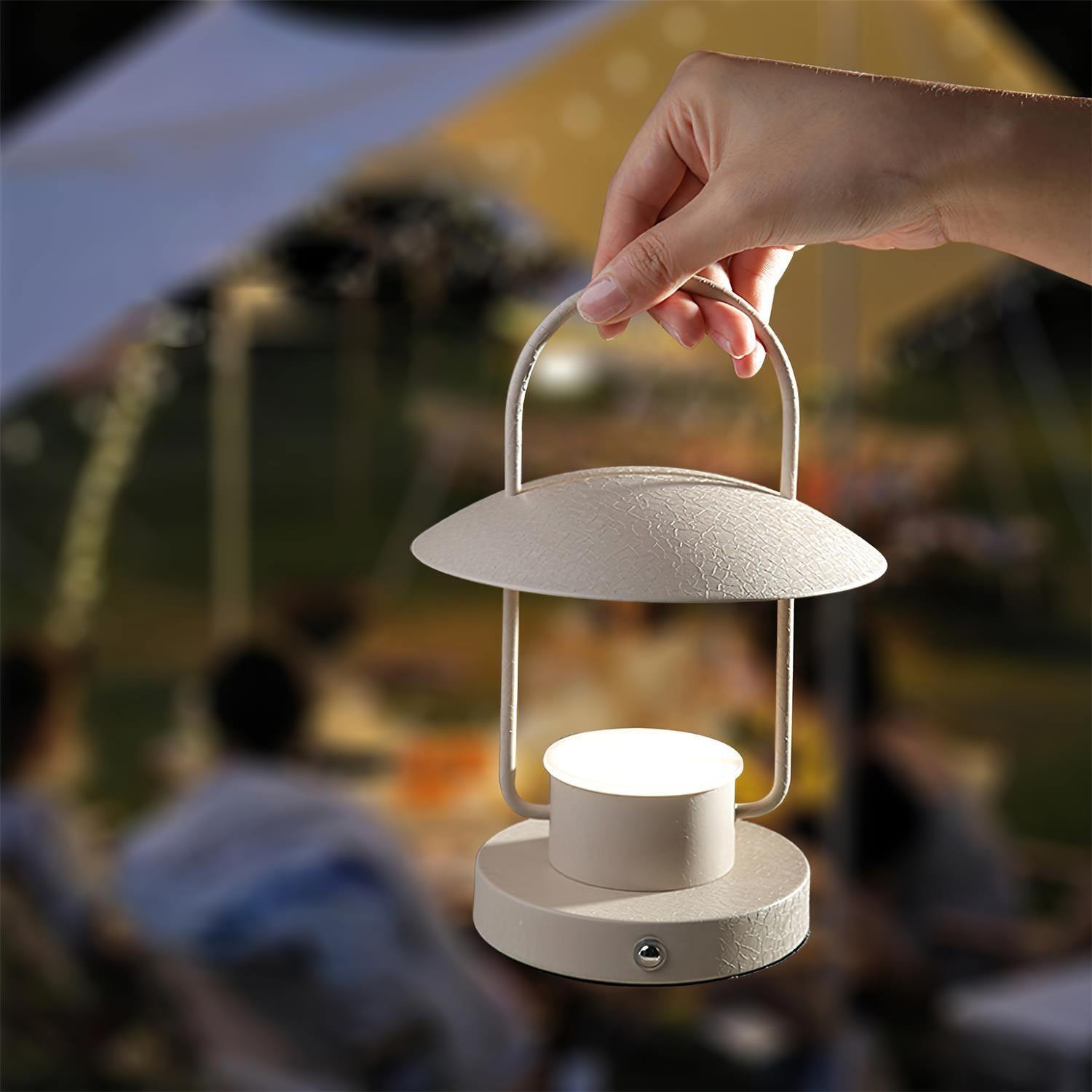 Solaran Gray Contemporary Table Lamp