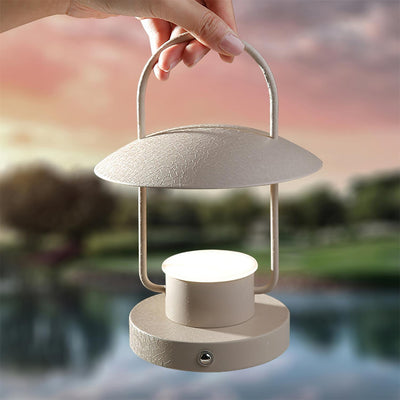 Solaran Gray Contemporary Table Lamp