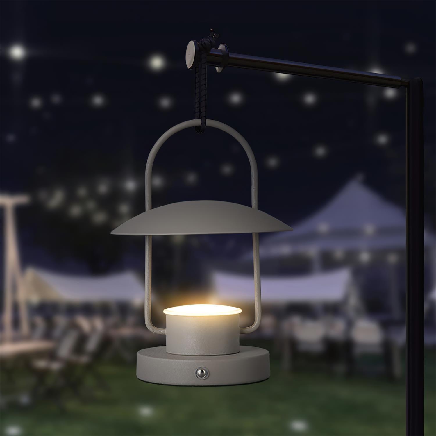 Solaran Gray Contemporary Table Lamp