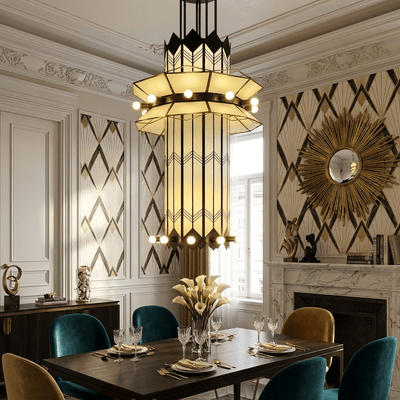 Elvior Art Deco Pendant Chandelier