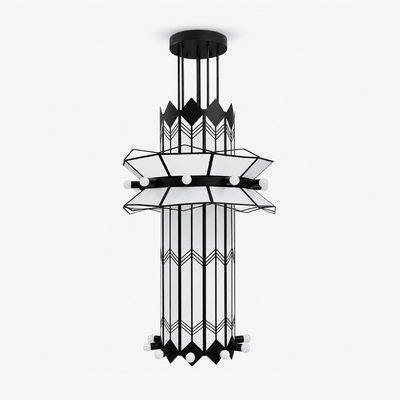 Elvior Art Deco Pendant Chandelier