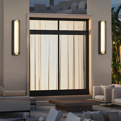 Juie Rectangular LED Modern Outdoor Porch Lights