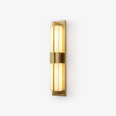 Laxor Alabaster Brass Wall Light