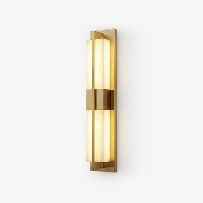Laxor Alabaster Brass Wall Light