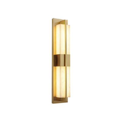 Laxor Alabaster Brass Wall Light