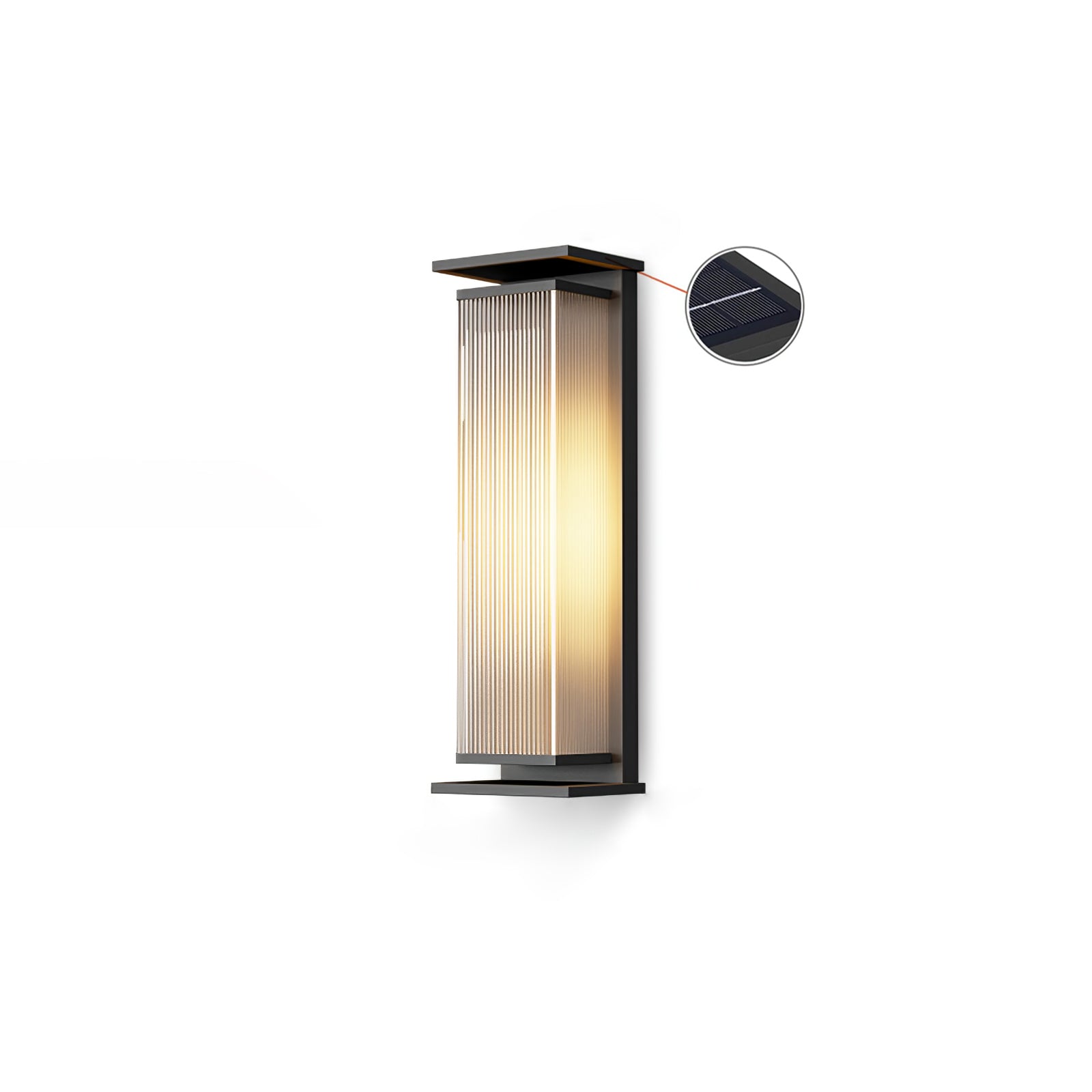 Cesilila Vertical Glass Wall Light