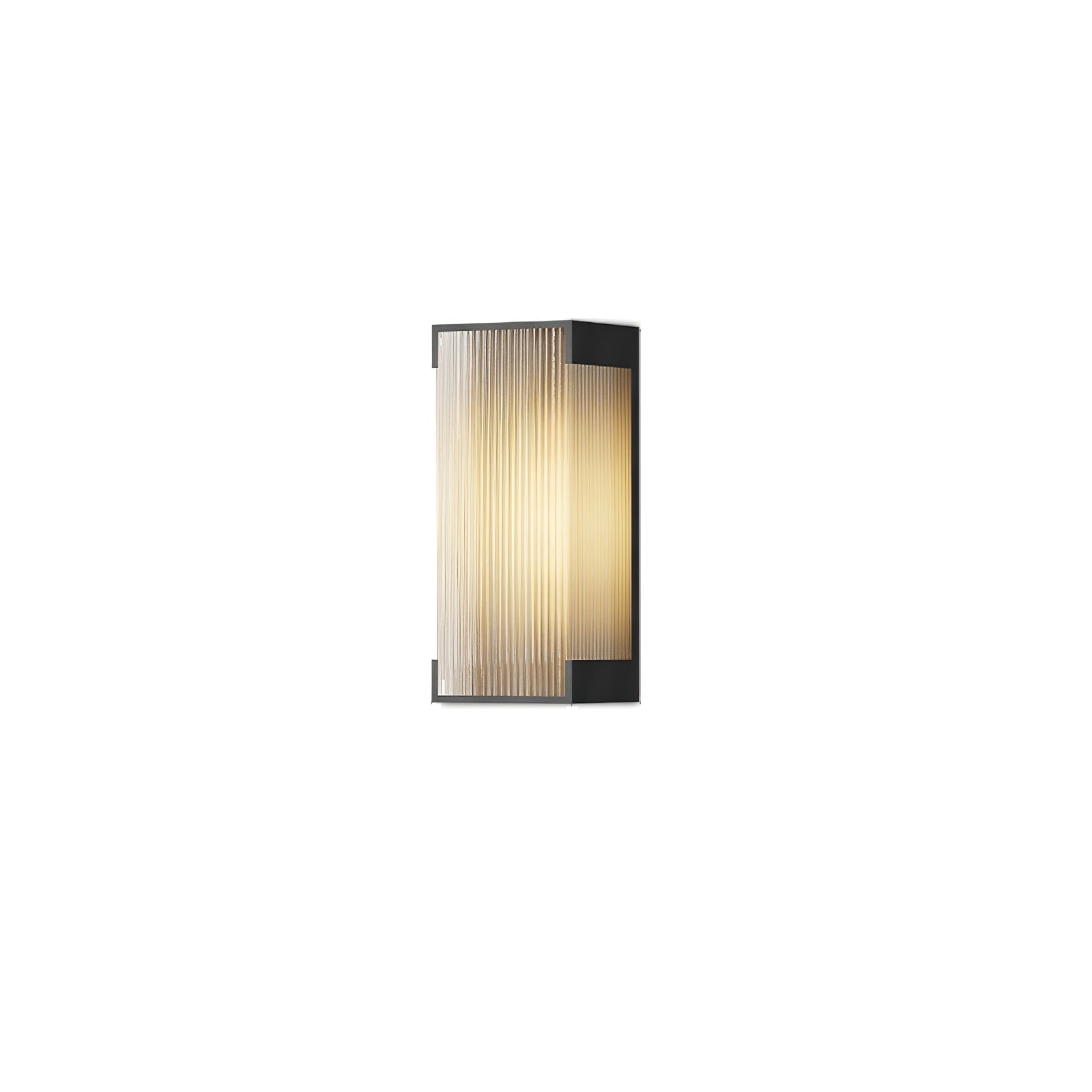 Elaerielle Unique Rectangular Solar Outdoor Wall Light