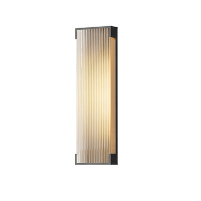 Elaerielle Unique Rectangular Solar Outdoor Wall Light