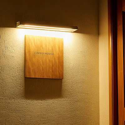 Jennifer Rectangular LED Modern Aluminum Outdoor Wall Lamp