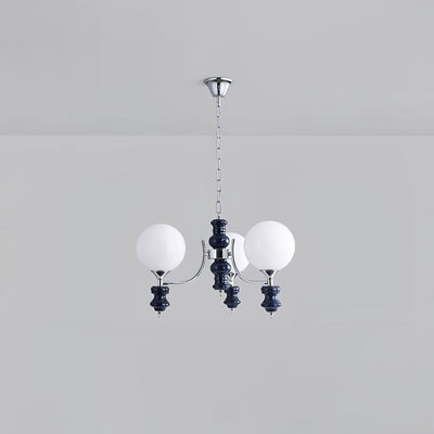 Miraena Chandelier Regal Orb Frosted