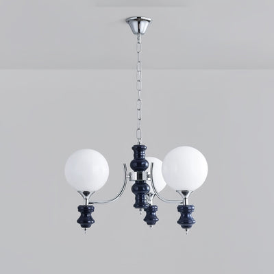 Miraena Chandelier Regal Orb Frosted