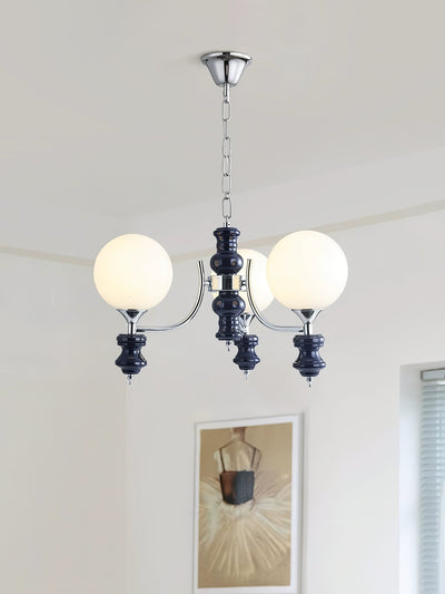 Miraena Chandelier Regal Orb Frosted