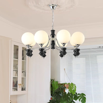 Miraena Chandelier Regal Orb Frosted