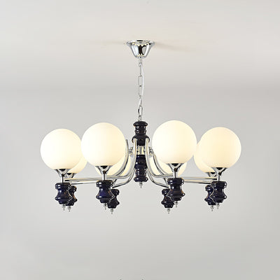 Miraena Chandelier Regal Orb Frosted